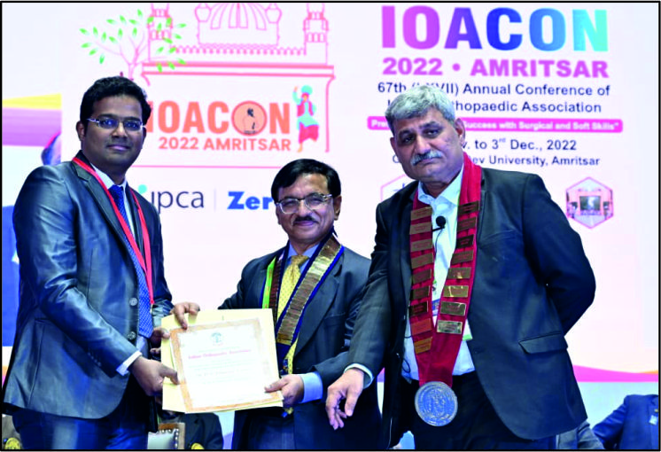 IOACON, 2022 GOA 'A A Mehta Gold Medal’ - Dr Dharanikumar